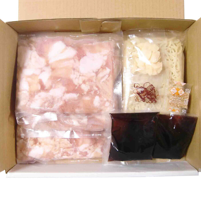 福岡 博多 牛もつ鍋 C牛もつ肉 国内産100g×3袋 二重包装可-2