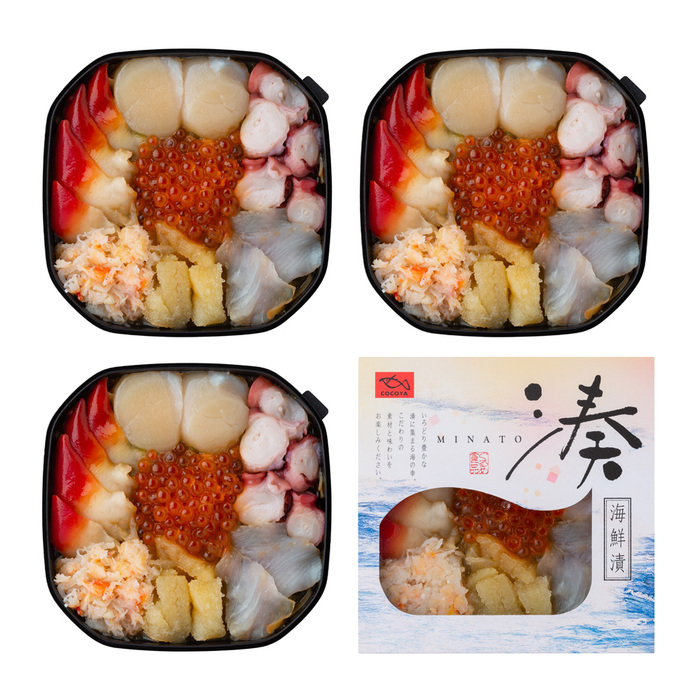 7種海鮮 松前漬 Bセット 300g×4個 二重包装可-2