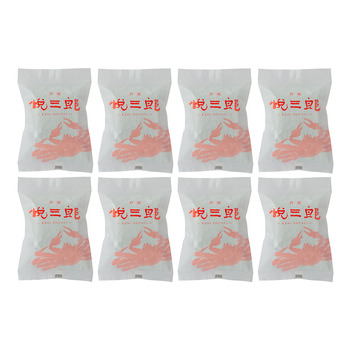 兵庫芦屋 高級鮮魚店 悦三郎 かに雑炊 8袋 二重包装可-1