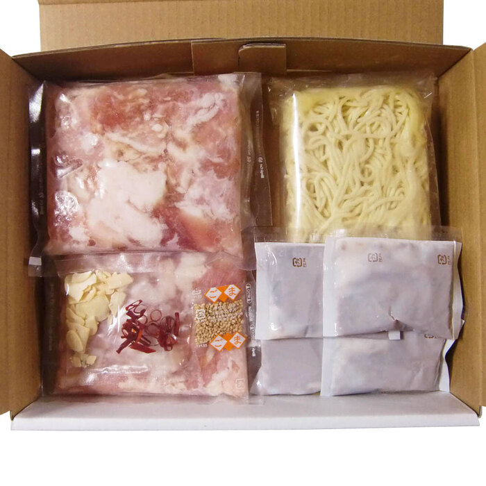 福岡 博多 とんこつもつ鍋 C牛もつ肉 国内産 100g×3袋 二重包装可-2