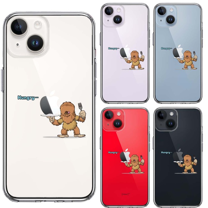 iPhone14Plus ケース クリアUMA ビッグフット 比婆ゴン ？ スマホケース 側面ソフト 背面ハード ハイブリッド-1