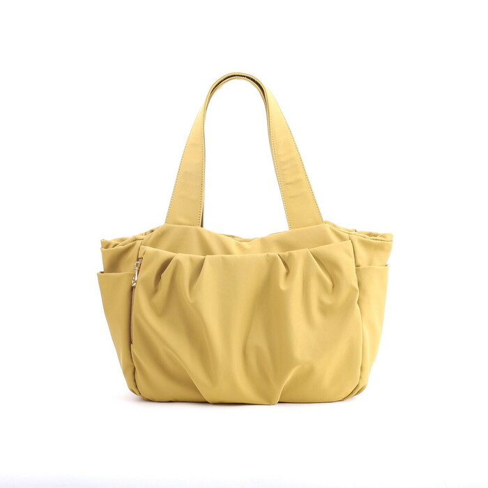 トートバッグ ポケットたっぷり無地トートバッグ COOCO クーコ : まる