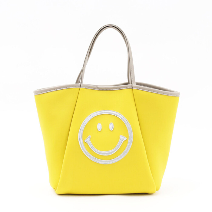 トートバッグ ダイバー素材トートバッグ にこちゃん スマイルCOOCO SMILEY