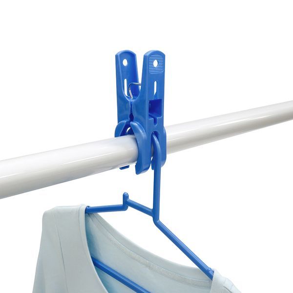  blanket hanger clothespin 2P blue 12 piece set -3