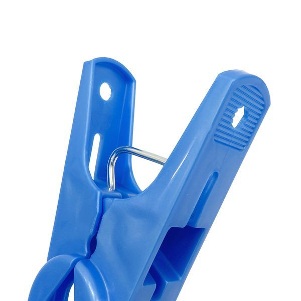  blanket hanger clothespin 2P blue 12 piece set -4