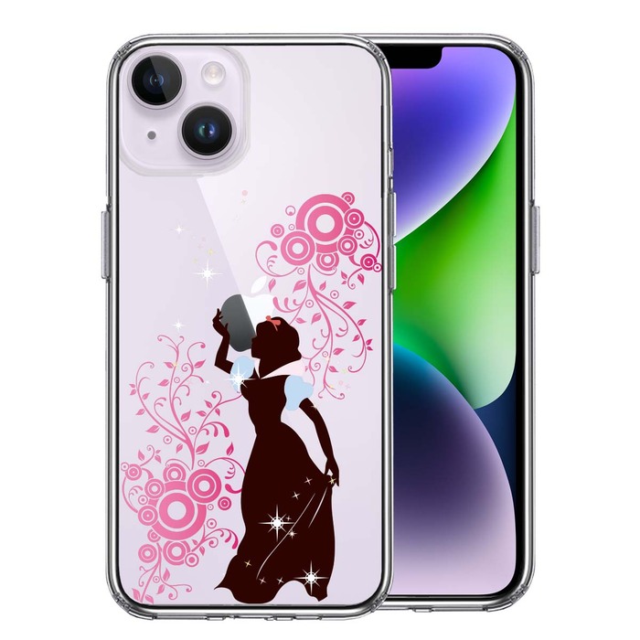 iPhone14Plus ケース クリア白雪姫 1 スマホケース 側面ソフト 背面ハード ハイブリッド-0