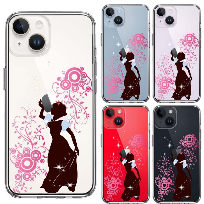 iPhone14Plus ケース クリア白雪姫 1 スマホケース 側面ソフト 背面ハード ハイブリッド-1