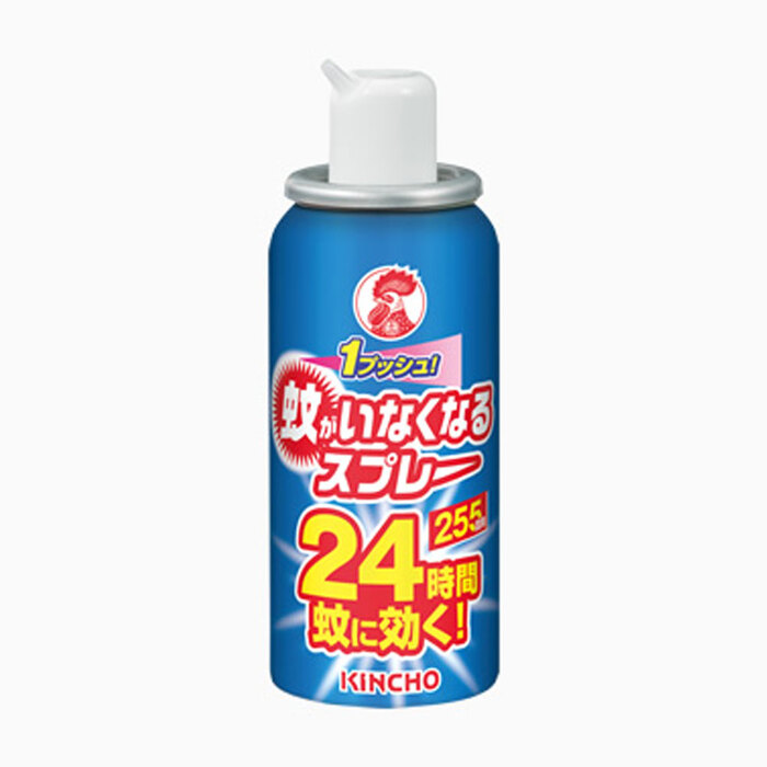 蚊がいなくなるスプレー 255回用 24時間 無香料 55mL 2個セット-2
