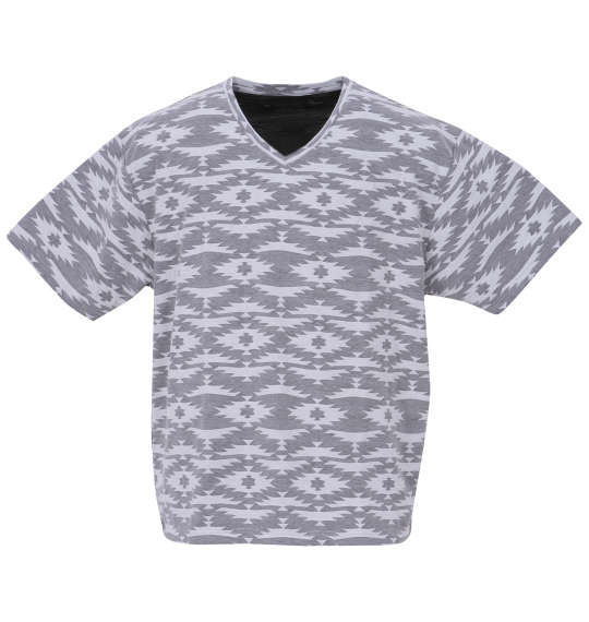 大きいサイズ in the attic クロスエンボスロゴ半袖Tシャツ 3L 4L 5L