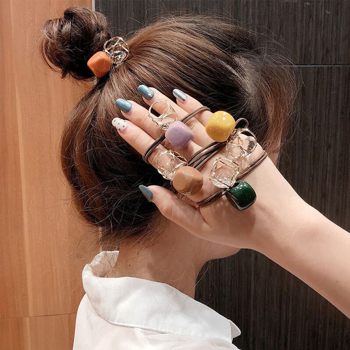 おしゃれ ヘアゴム 5本ゴム-2
