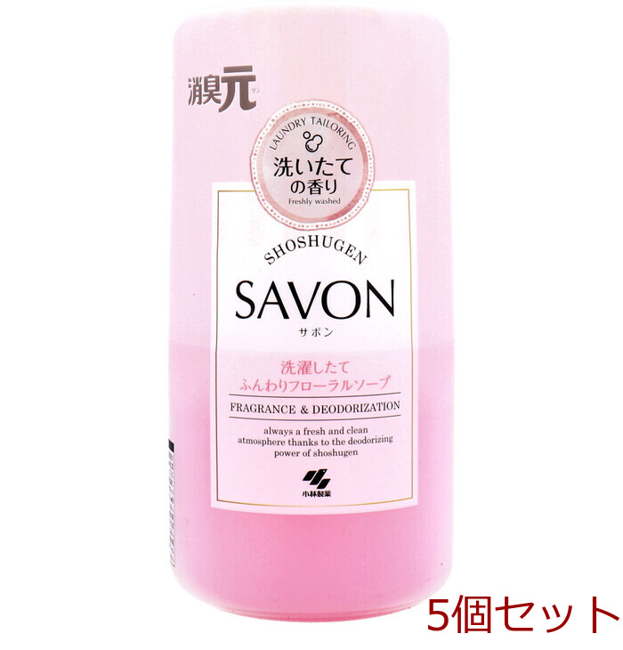 Дезодорированный ... SAVON( sabon ) ... ... ... пушистый цветочный мыло 400mL 5 шт. комплект -0