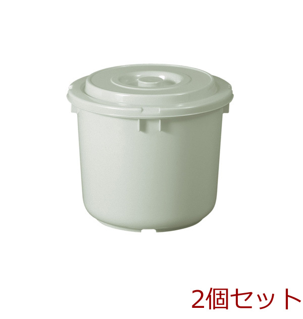 トンボつけもの容器蓋押蓋付15型グレー 2個セット-0