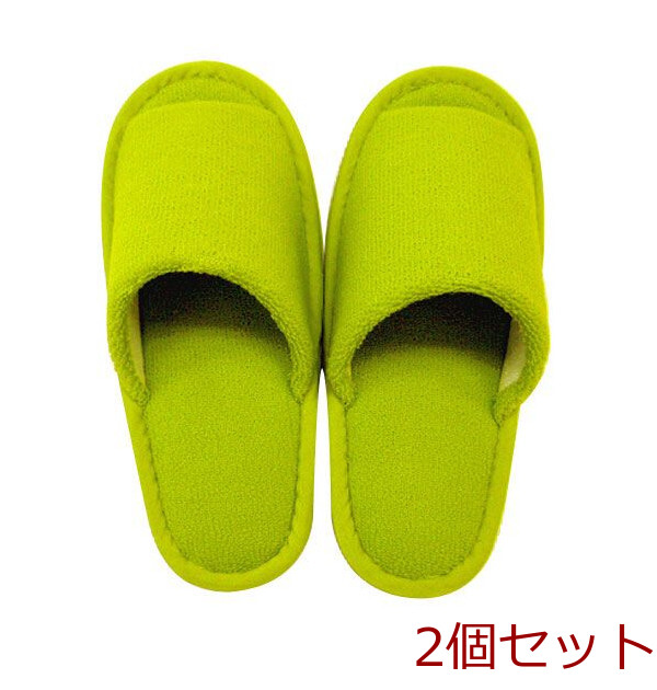 color shop toilet slippers green 2 piece set -0