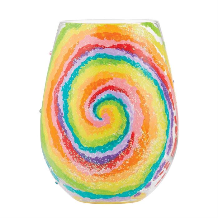 ステムレスグラス Tie Dye Lolita ラッピング可-0