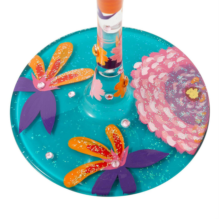 ワイングラス Funky Florals Lolita ラッピング可-3