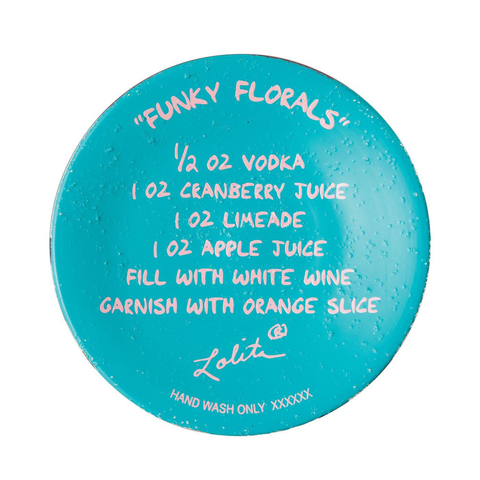 ワイングラス Funky Florals Lolita ラッピング可-4