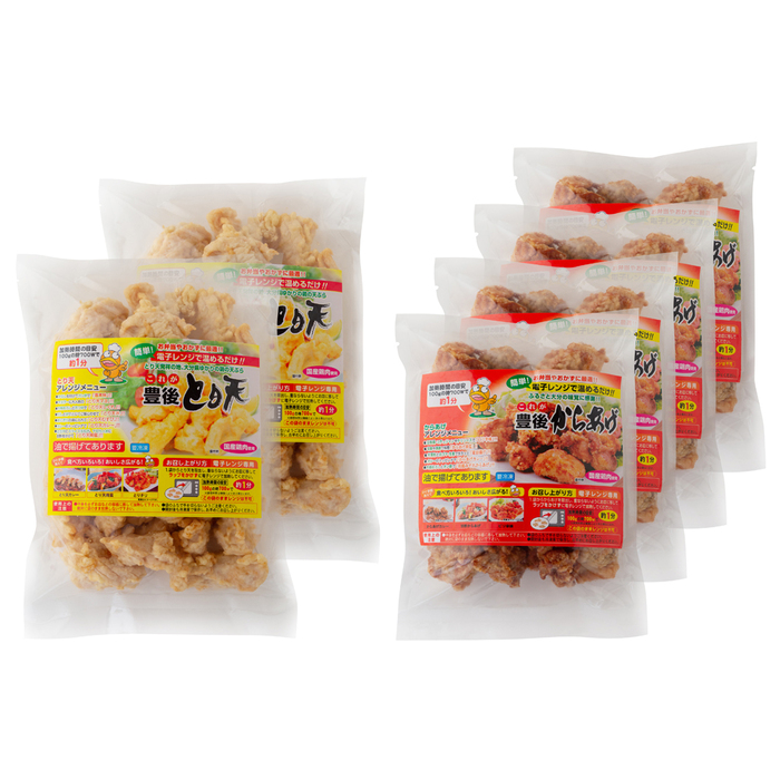 大分名物 豊後 とり天&唐揚げとり天500g 唐揚げ300g×2 ×2 二重包装可-2