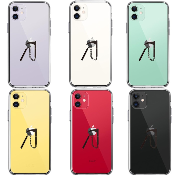 iPhone11 case clear ninja weapon . boiler smartphone case side soft the back side hard hybrid -1