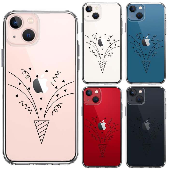 iPhone13 ケース クリア クラッカー スマホケース 側面ソフト 背面ハード ハイブリッド -1
