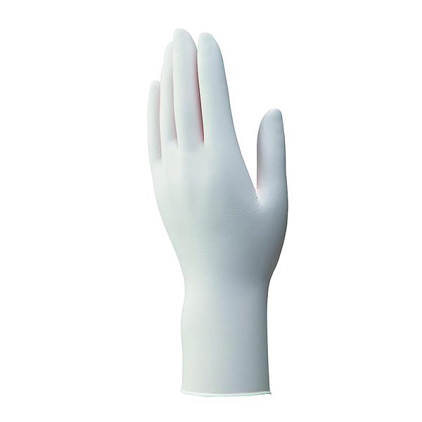 ニトリル極うす手袋 100枚 粉なし Lサイズ ホワイト 2個セット-1