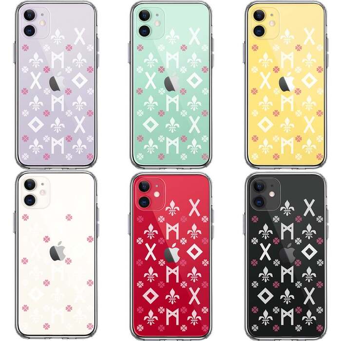 iPhone11 кейс k настоящий -n знак розовый смартфон кейс боковая сторона soft задняя сторона твердый hybrid -1