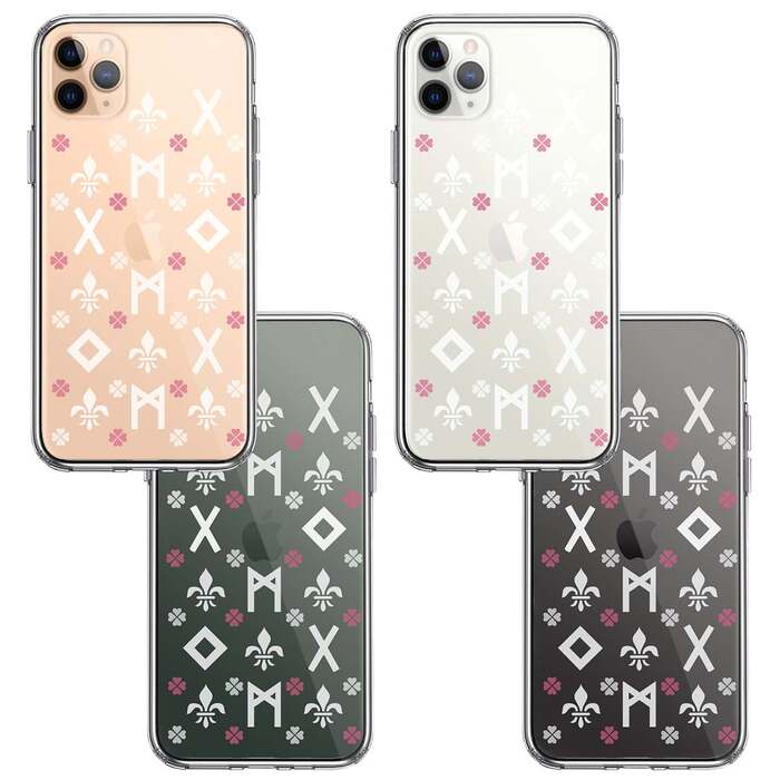 iPhone11pro кейс k настоящий -n знак розовый смартфон кейс боковая сторона soft задняя сторона твердый hybrid -1