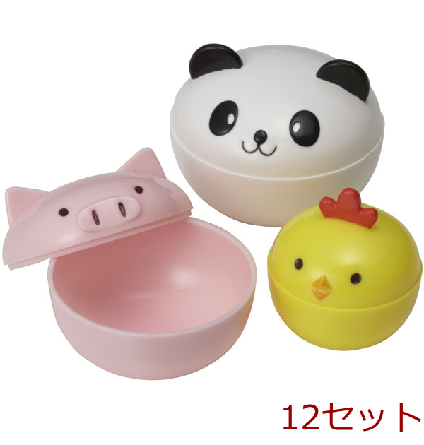 どんぶりアニマルカップ3個入
