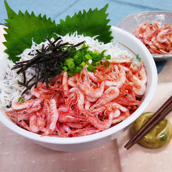 静岡 石原水産 駿河湾産 釜揚げ桜えび＆しらす釜揚げ桜えび80g×3 ゆでしらす130g×4 二重包装可-1