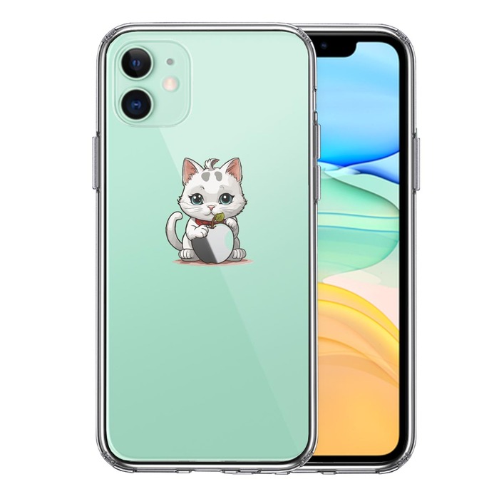 iPhone11 case clear .... apple .... smartphone case side soft the back side hard hybrid -0