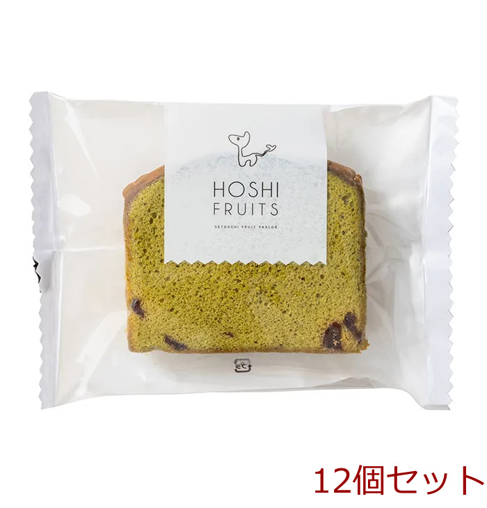  ho si fruit fruits. moist pound cake cranberry × powdered green tea 12 piece set -0