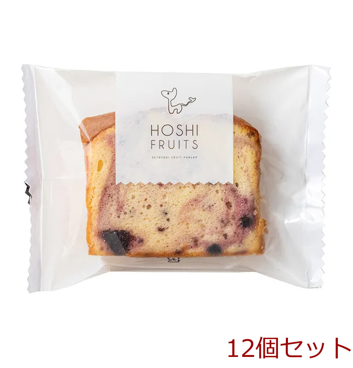  ho si fruit fruits. moist pound cake blueberry × cream cheese 12 piece set -0