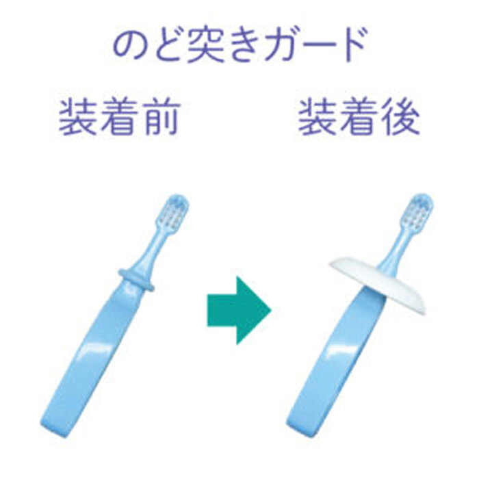 デンタるん りんぐグリップ 6ヵ月から グリーン+ブルー 2本入 8個セット-2