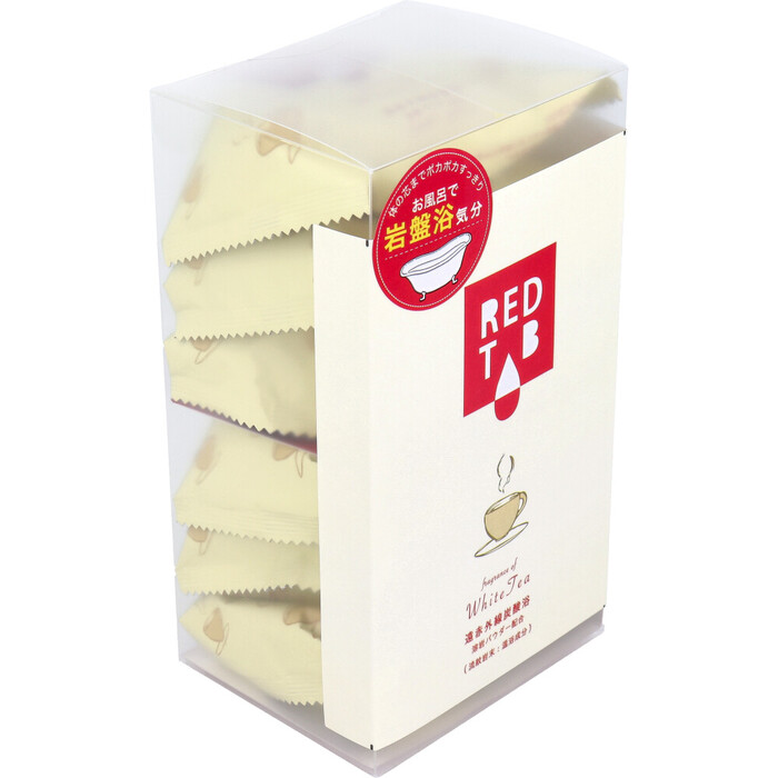 遠赤外線炭酸浴 REDTAB 溶岩パウダー配合 ホワイトティーの香り 50g×6錠入 3セット-2