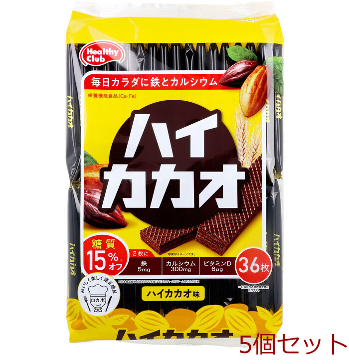  healthy Club is squid kao wafers is squid kao taste 36 sheets insertion 5 piece set -0