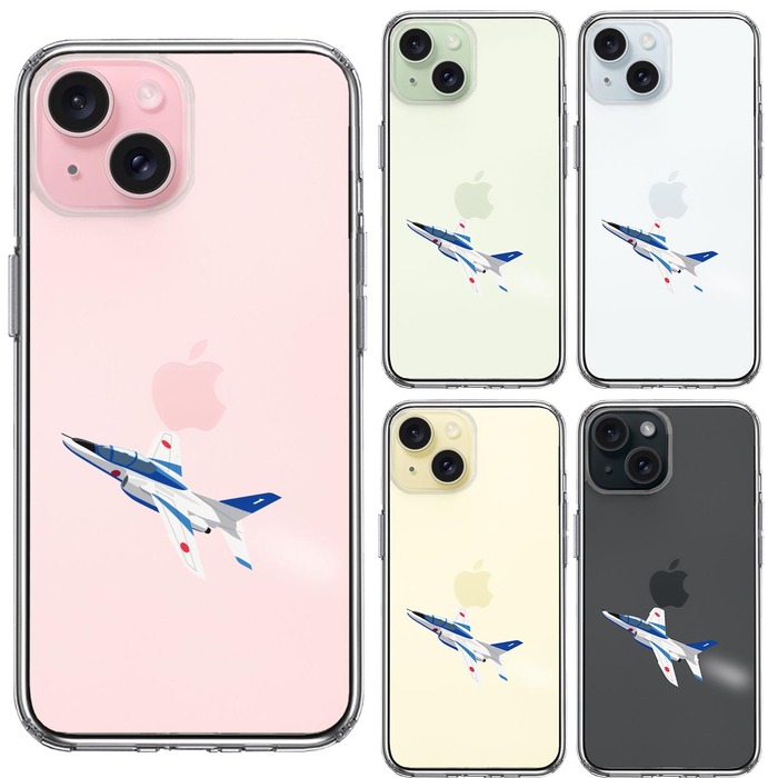 iPhone15Plus ケース クリア シェル ブルーインパルス 1号機 スマホケース 側面ソフト 背面ハード ハイブリッド -1
