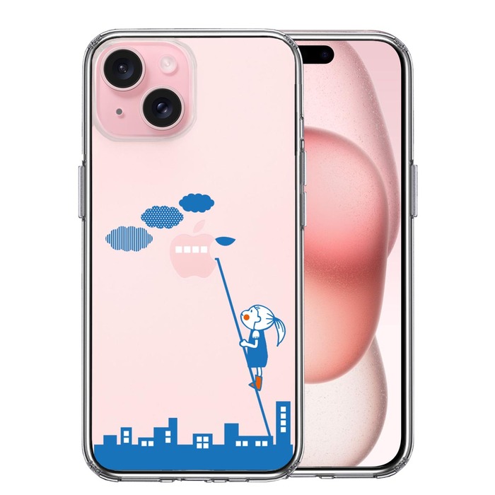 iPhone15Plus ケース クリア UFO スマホケース 側面ソフト 背面ハード ハイブリッド -0