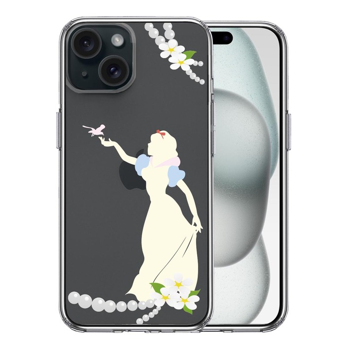 iPhone15 ケース クリア 白雪姫 2 スマホケース 側面ソフト 背面ハード ハイブリッド -0