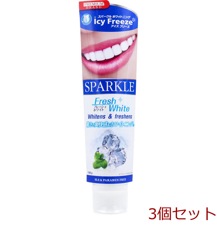 SPARKLE Spark ru fresh white 100g 3 piece set -0