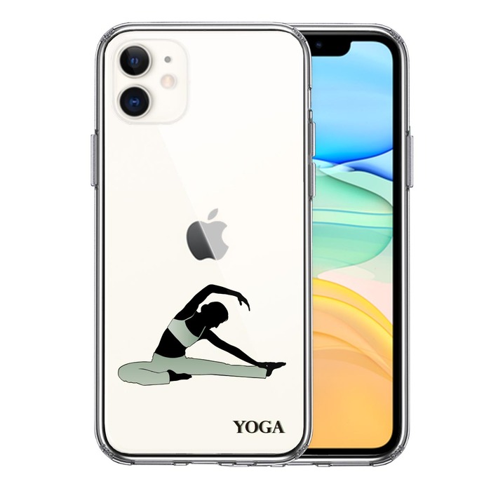 iPhone11 case clear yoga YOGA smartphone case side soft the back side hard hybrid -0