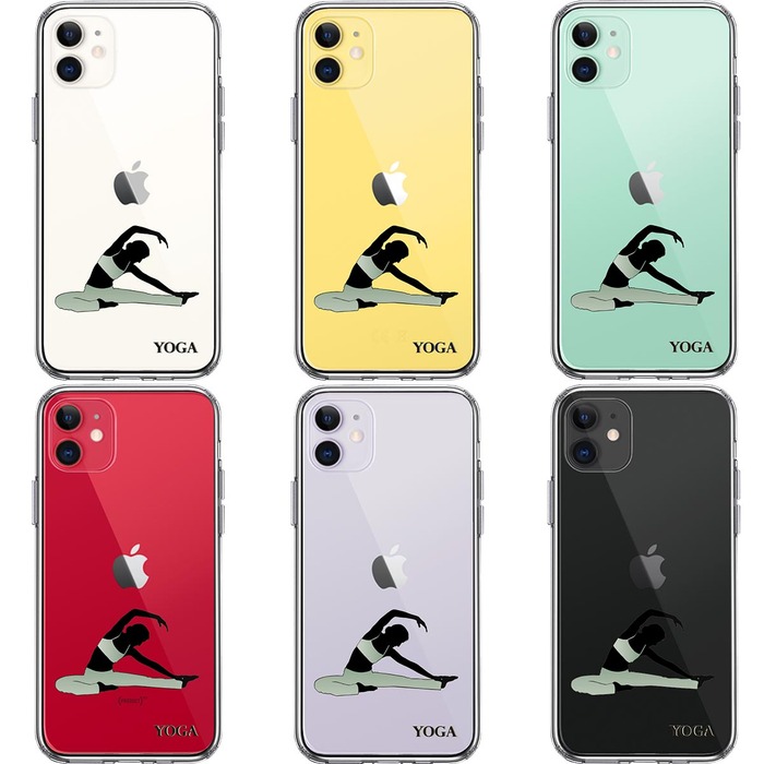 iPhone11 case clear yoga YOGA smartphone case side soft the back side hard hybrid -1