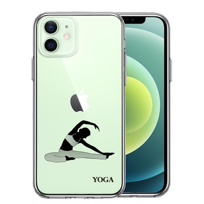 iPhone12mini case clear yoga YOGA smartphone case side soft the back side hard hybrid -0