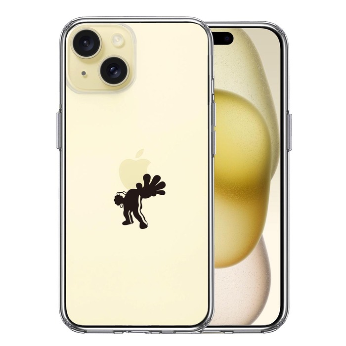 iPhone15 ケース クリア 映画パロディ 天才 格闘家 2 スマホケース 側面ソフト 背面ハード ハイブリッド -0