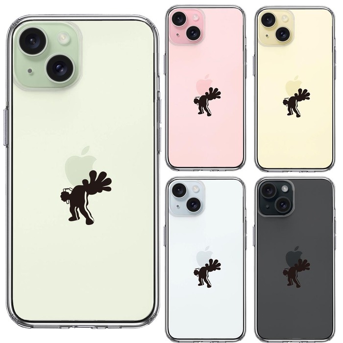 iPhone15 ケース クリア 映画パロディ 天才 格闘家 2 スマホケース 側面ソフト 背面ハード ハイブリッド -1