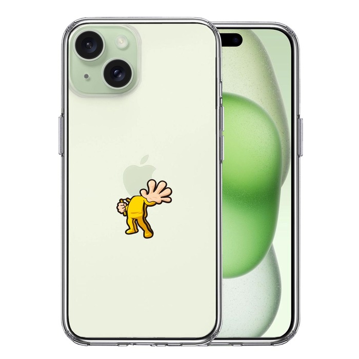 iPhone15 ケース クリア 映画パロディ 天才 格闘家 スマホケース 側面ソフト 背面ハード ハイブリッド -0