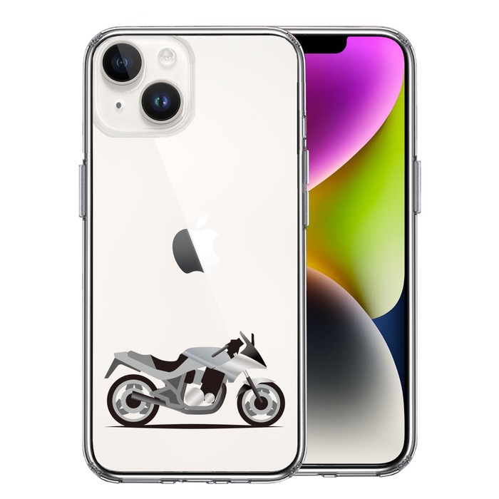 iPhone14Plus ケース クリア バイク スーパースポーツ タイプ スマホケース 側面ソフト 背面ハード ハイブリッド -0