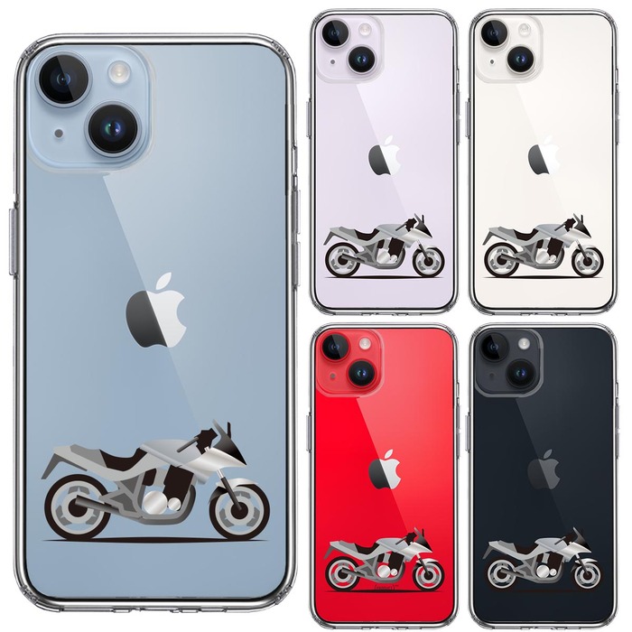 iPhone14Plus ケース クリア バイク スーパースポーツ タイプ スマホケース 側面ソフト 背面ハード ハイブリッド -1