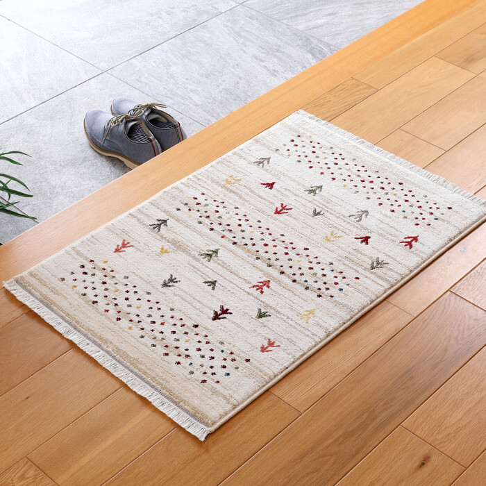 玄関マット 約50×80cm ウィルトン織 トルコ製 RAKKAS ラッカス ジャルダン-1