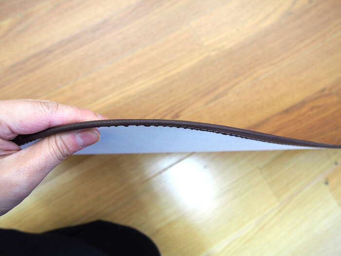 ラグ ダイニングラグ 約180×180cm 撥水 消臭 抗菌 滑り止めシート付き ニオクリン ブラウン-2