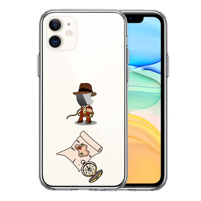 iPhone11 case clear adventure house 2 smartphone case side soft the back side hard hybrid -0