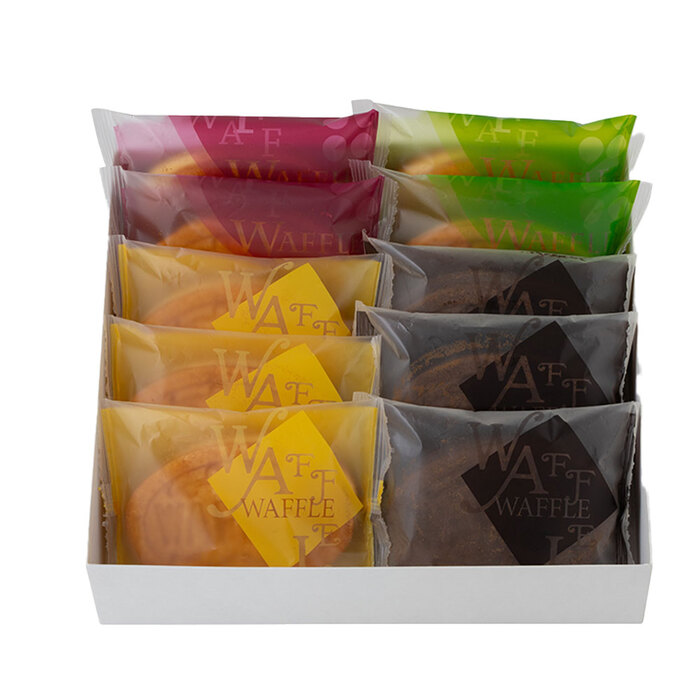 岡山 創業明治四年 福井堂 ワッフル詰め合わせ4種セット 計10個-1